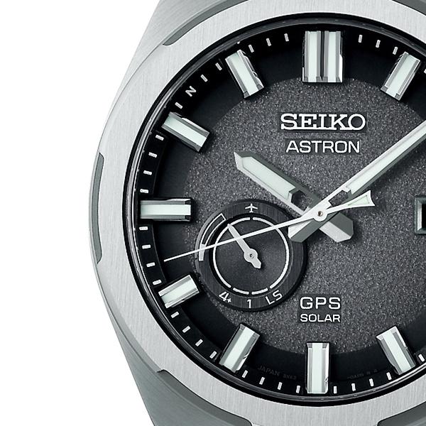 Seiko Astron Nexter Cosmic Design Moon SBXD025 Men's Solar-Powered GPS Satellite Radio Wave Watch with Gray Dial (Exclusive)