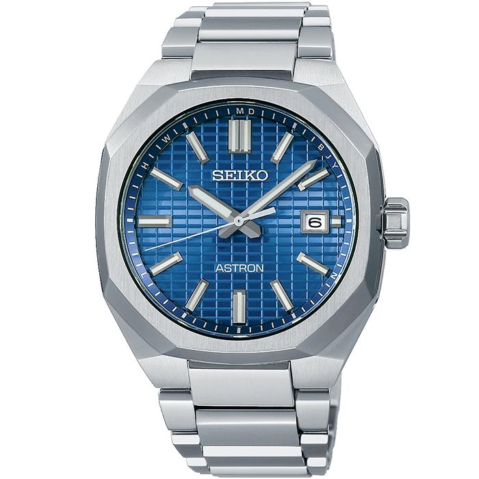 Seiko Astron NEXTER DYNA SBXY061 Men's Solar Radio-Controlled Watch, Blue
