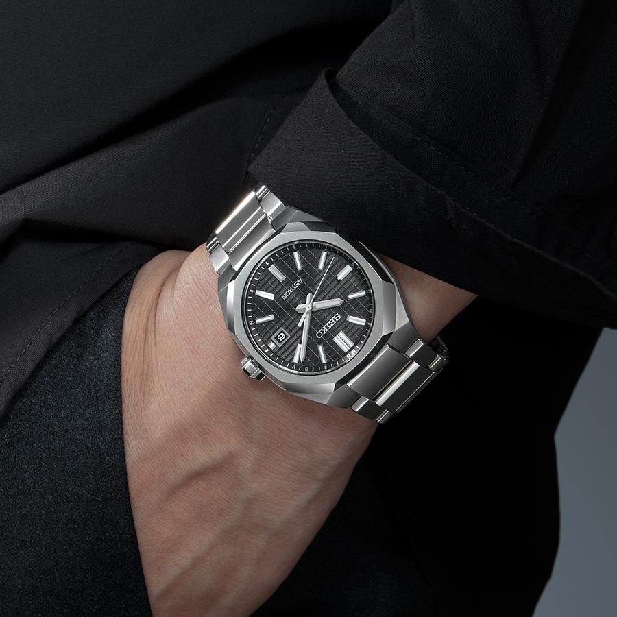 SEIKO ASTRON NEXTER DYNA SBXY063 Black Dial Titanium Solar Radio-Controlled JDM Men’s Watch