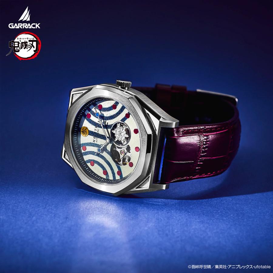 GARRACK S-MEISTER SMS-41-KY-J3A Demon Slayer Akaza Automatic Open Heart Watch Japan Made