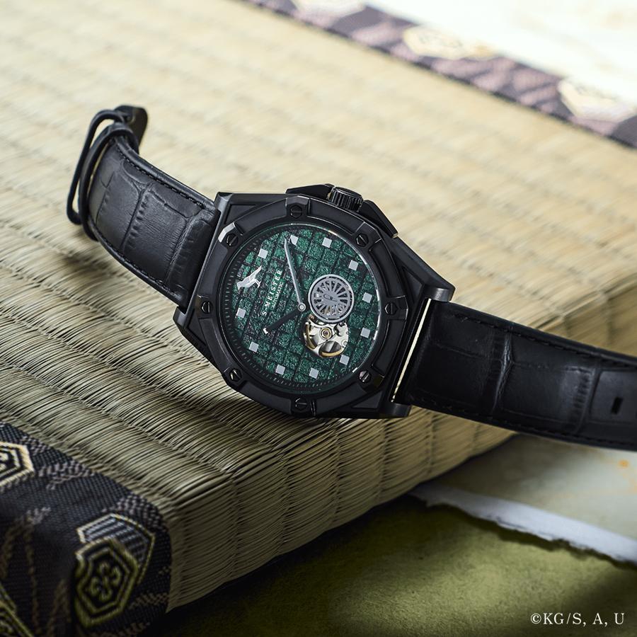 GARRACK S-MEISTER SMS-43-KY-KT Demon Slayer Tanjiro Kamado Automatic Open Heart Watch Japan Made