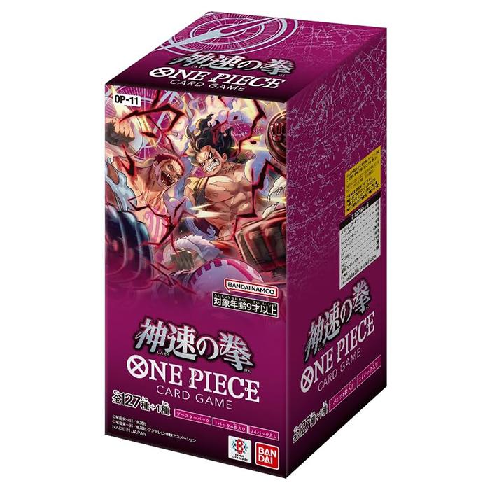 One Piece Card "Fist of the Gods" OP-11 Booster Pack Box Product