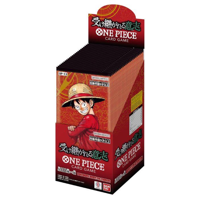 One Piece Card Inherited Will OP-13 Booster Pack Box Product