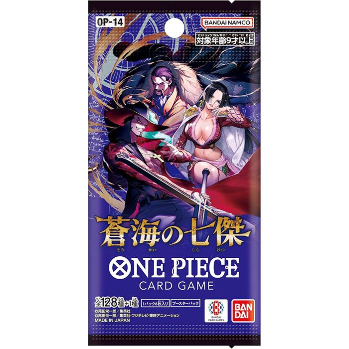 One Piece Card Seven Heroes of the Blue Sea Card Booster Pack Seven Heroes of the Blue Sea OP-14 Box Product