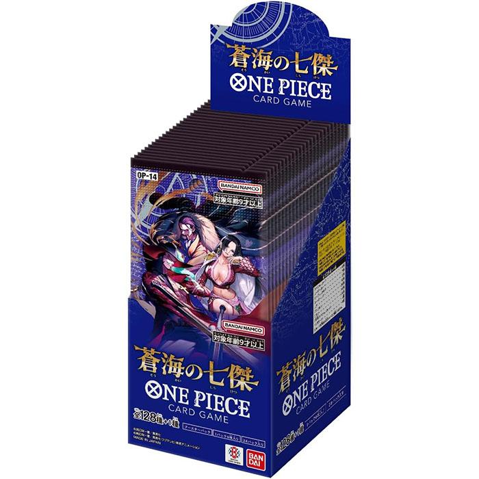 One Piece Card Seven Heroes of the Blue Sea Card Booster Pack Seven Heroes of the Blue Sea OP-14 Box Product