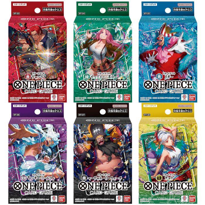 ONE PIECE Card Game Starter Deck Set of 6