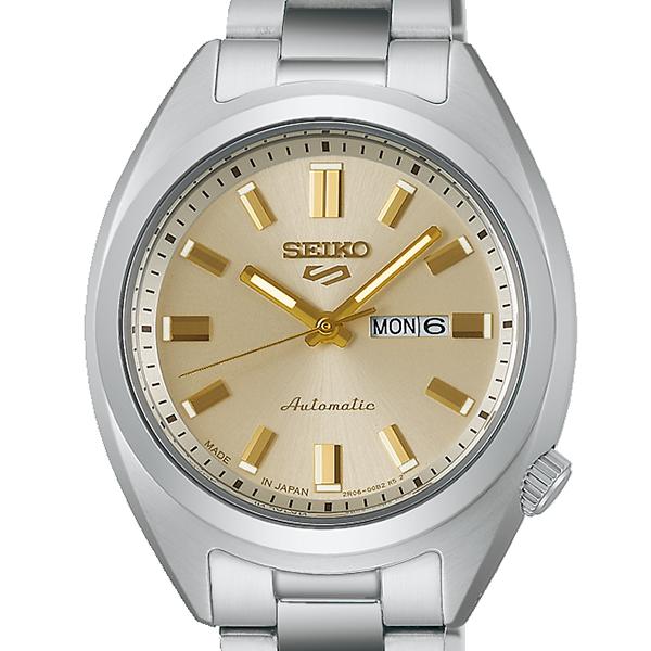 Seiko 5 Sports SNXS Series Small Size Hebitama Case SRRA011 Women's Automatic Watch with Champagne Gold Dial, Released December 5th