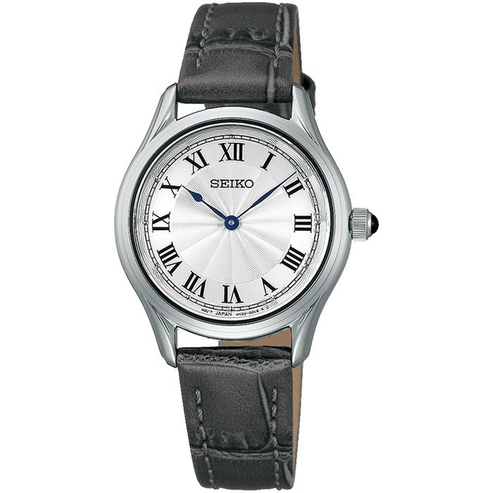 Seiko Selection nano・universe collaboration model SSEH013 women's watch, quartz movement, battery-powered, leather strap