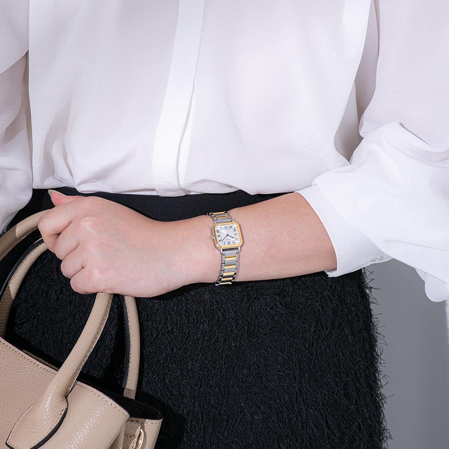 SEIKO SELECTION nano・universe Collaboration Model SSEH016 JDM Two-Tone Stainless Steel Bracelet Women's Quartz Watch