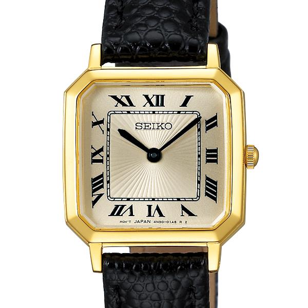 Seiko Selection nano・universe collaboration model SSEH018 women's watch, quartz movement, battery-powered, leather strap