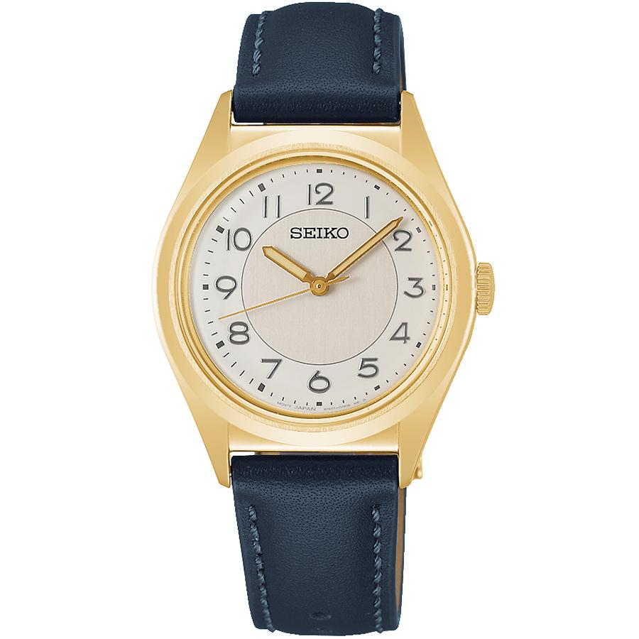 Seiko Selection The Steady Shop Exclusive Model SSEH032 Women's Quartz Watch with Battery-Operated White Dial and Leather Strap, Released November 21st