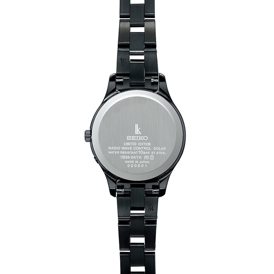 Seiko Lukia 2025 Pair Limited Edition Candle Night SSVV087 Women's Watch Solar Radio Control All Black