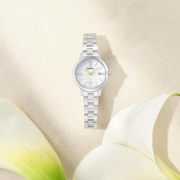 Seiko Lukia Grow SSVW205 Women's Solar Radio-Controlled Watch