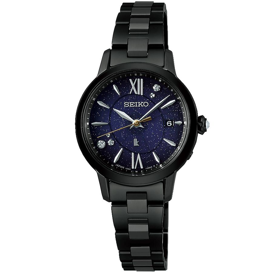 Seiko Lukia Grow 30th Anniversary ELAIZA IKEDA x DAICHI MIURA Limited Edition Model SSVW241 Women's Solar Radio-Controlled Watch, Black, Released November 8th