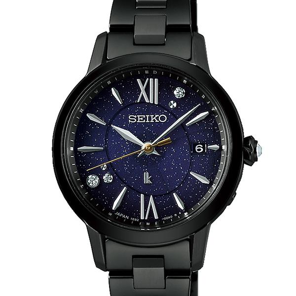 Seiko Lukia Grow 30th Anniversary ELAIZA IKEDA x DAICHI MIURA Limited Edition Model SSVW241 Women's Solar Radio-Controlled Watch, Black, Released November 8th