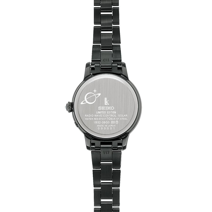 Seiko Lukia Grow 30th Anniversary ELAIZA IKEDA x DAICHI MIURA Limited Edition Model SSVW241 Women's Solar Radio-Controlled Watch, Black, Released November 8th