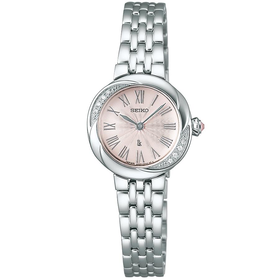 Seiko LUKIA Grow Luxe LUKIA Brand 30th Anniversary Model SSWA001 Women's Battery-Operated Quartz Watch with Pink Dial