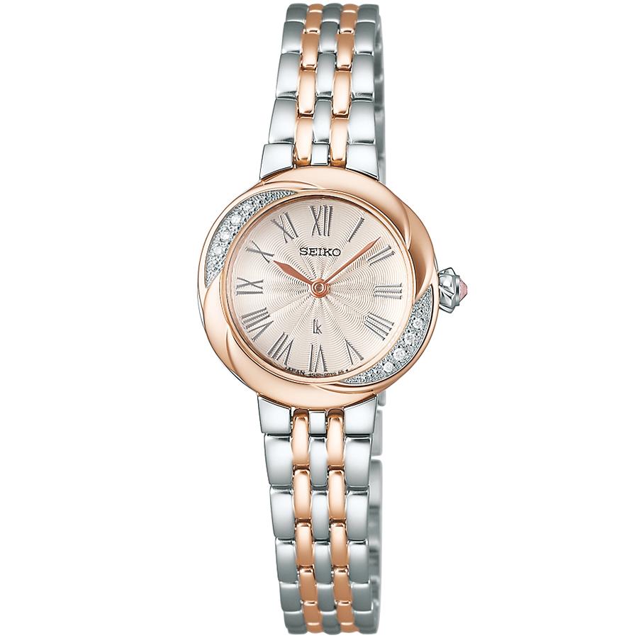 Seiko LUKIA Grow Luxe LUKIA Brand 30th Anniversary Model SSWA002 Women's Battery-Operated Quartz Watch, Off-White