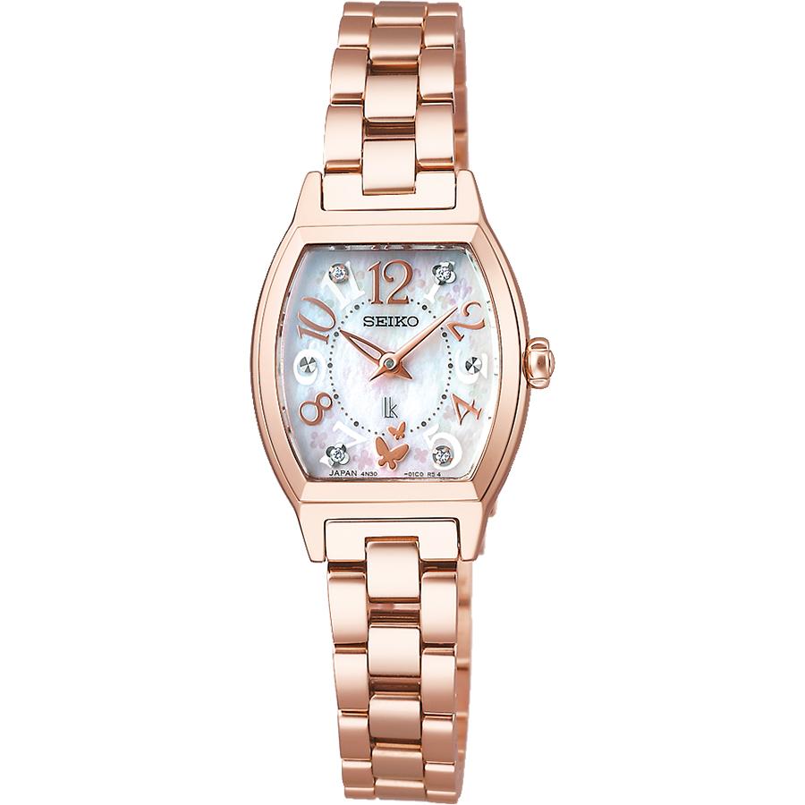 Seiko Lukia Happy Collection edenworks Collaboration Limited Edition Model SSWA014 Women's Battery-Operated Quartz Tonneau Watch
