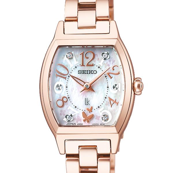 Seiko Lukia Happy Collection edenworks Collaboration Limited Edition Model SSWA014 Women's Battery-Operated Quartz Tonneau Watch