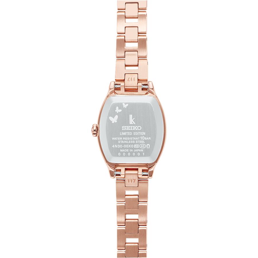 Seiko Lukia Happy Collection edenworks Collaboration Limited Edition Model SSWA014 Women's Battery-Operated Quartz Tonneau Watch
