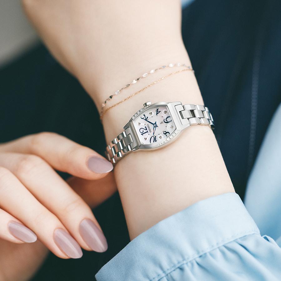 SEIKO LUKIA SSWA015 JDM Happy Collection Women's Quartz Tonneau Watch