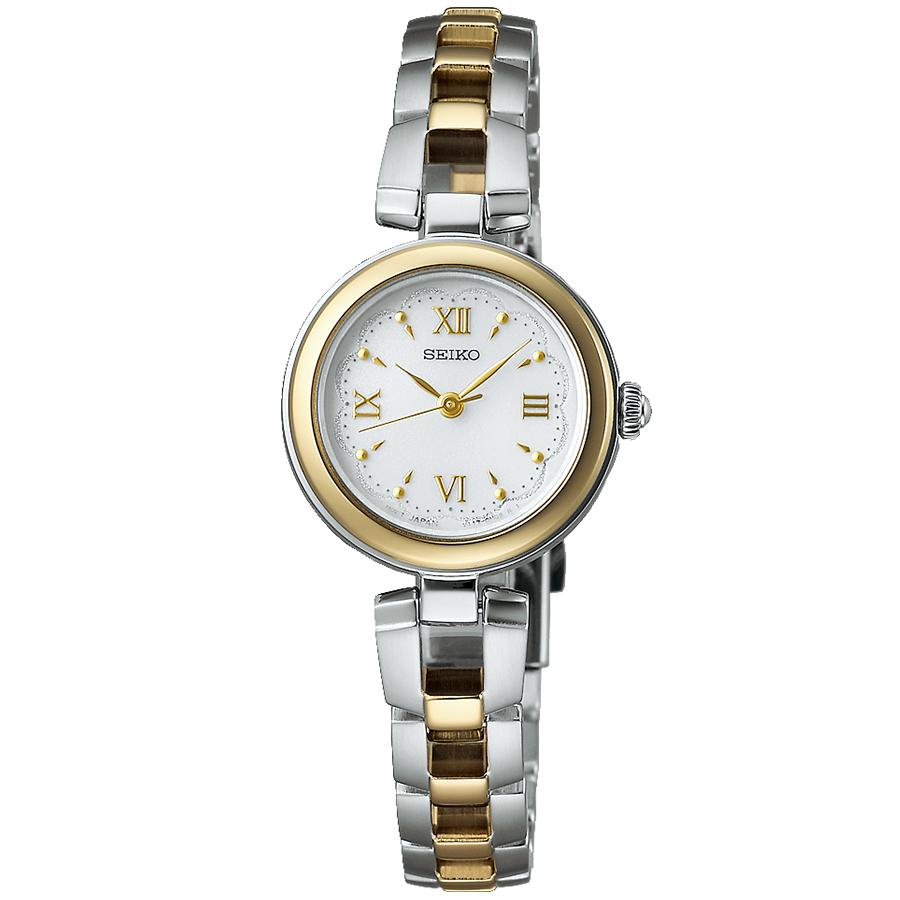 Seiko Selection S Series SWFA212 Women's Solar Watch, 3 Hands, Roman Numerals