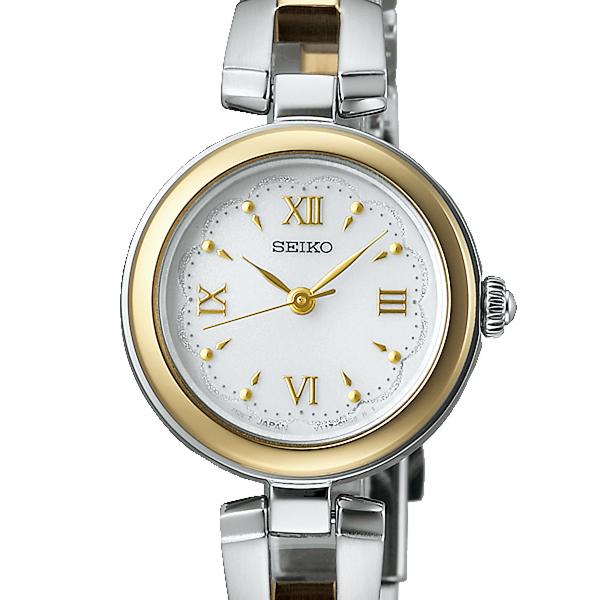 Seiko Selection S Series SWFA212 Women's Solar Watch, 3 Hands, Roman Numerals
