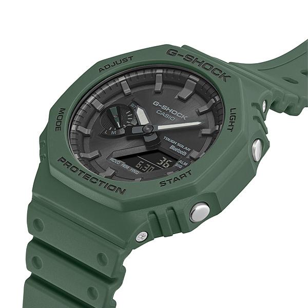 CASIO G-SHOCK GA-B2100-3AJF JDM Tough Solar Mobile Link Analog-Digital Octagonal Green Black Men's Watch
