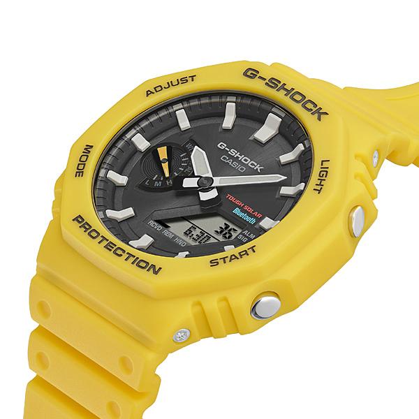 CASIO G-SHOCK GA-B2100C-9AJF JDM Tough Solar Mobile Link Analog-Digital Octagonal Yellow Black Men's Watch