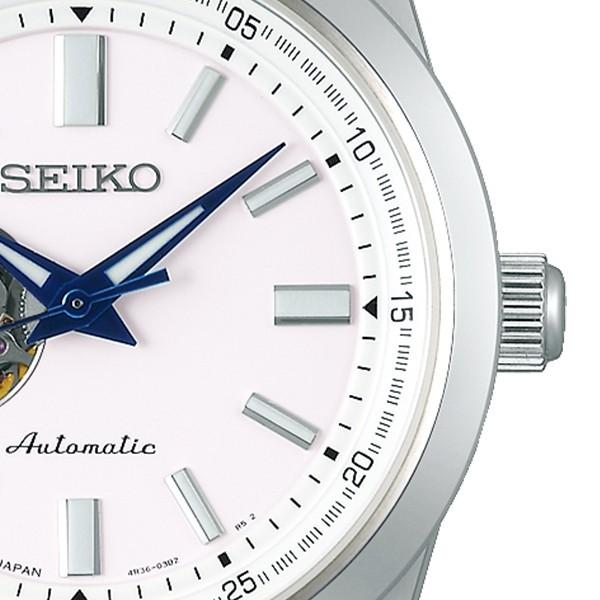 SEIKO SELECTION Mechanical SCVE049 Men's Watch Open Heart White