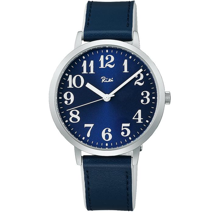 Alba Riki Women's Watch, AKPK436, Traditional Japanese Color Series, Kasane Color Model, Navy Blue Dial, Leather Strap