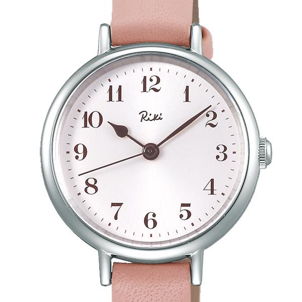 Alba Riki Classic Series AKQK447 Men's and Women's Quartz Watch with Leather Strap, Pink