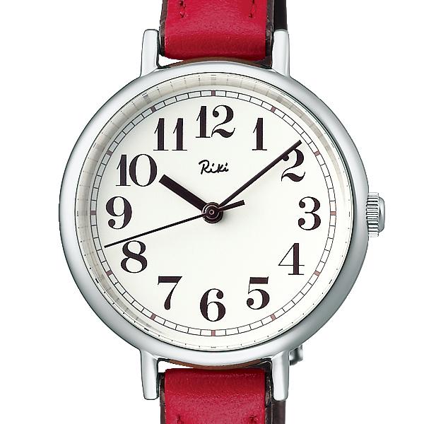 Alba Riki Traditional Color Series AKQK462 Women's Quartz Watch with Leather Strap, Autumn Leaf Green