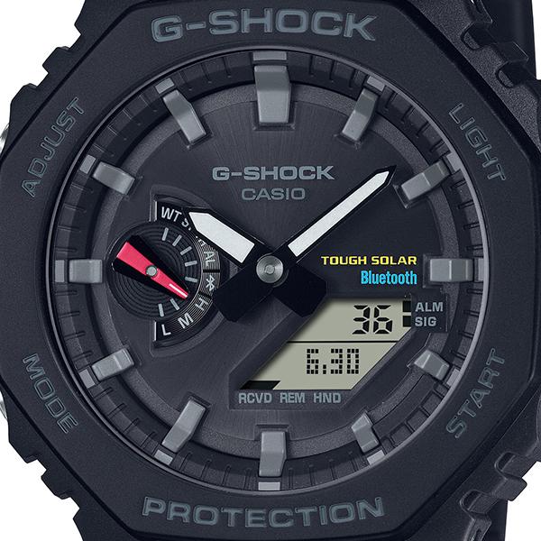 CASIO G-SHOCK GA-B2100-1AJF JDM Tough Solar Mobile Link Analog-Digital Octagonal All-Black Men's Watch