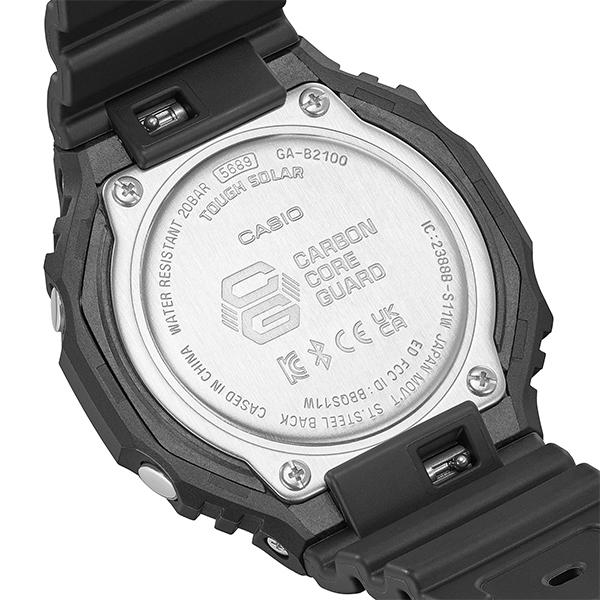 CASIO G-SHOCK GA-B2100-1AJF JDM Tough Solar Mobile Link Analog-Digital Octagonal All-Black Men's Watch