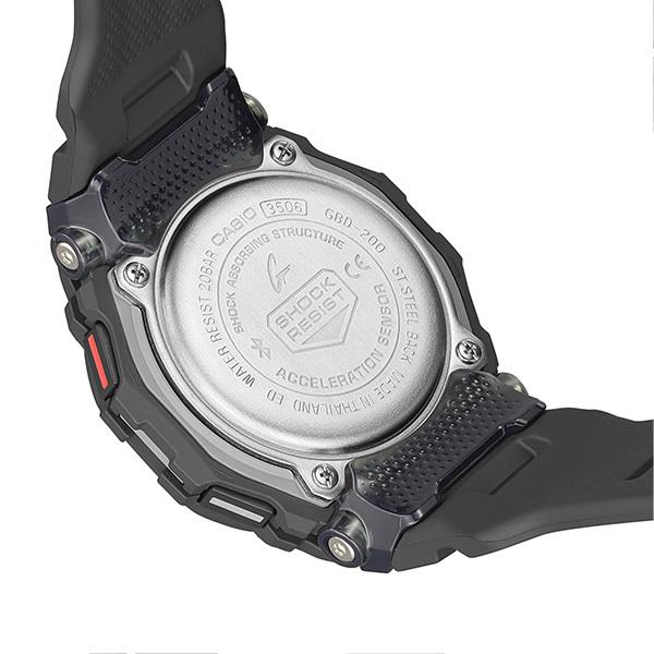 CASIO G-SHOCK G-SQUAD GBD-200-1JF JDM Fitness Training Bluetooth Mobile Link Digital Black Men's Watch