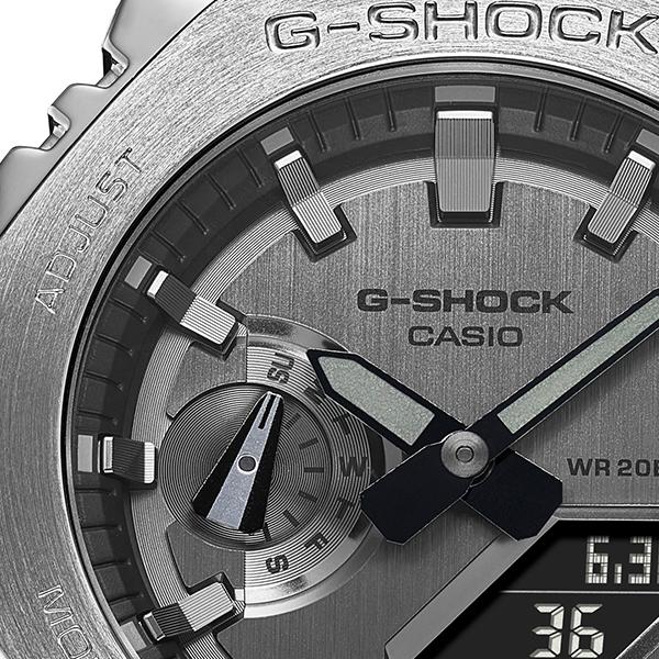 CASIO G-SHOCK GM-2100-1AJF JDM Metal Covered Silver Black Men's Watch