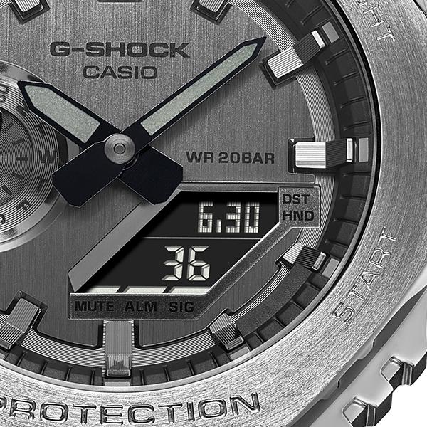 CASIO G-SHOCK GM-2100-1AJF JDM Metal Covered Silver Black Men's Watch