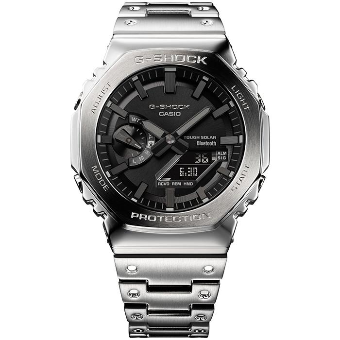 CASIO G-SHOCK GM-B2100D-1AJF Full Metal Silver Analog Digital Men's Watch Japan Model