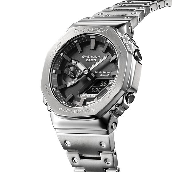 CASIO G-SHOCK GM-B2100D-1AJF Full Metal Silver Analog Digital Men's Watch Japan Model