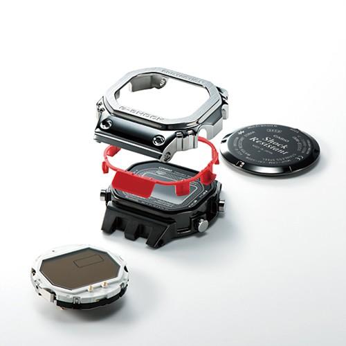 CASIO G-SHOCK GMW-B5000D-1JF JDM Full Metal Silver Solar Radio Bluetooth Men's Watch