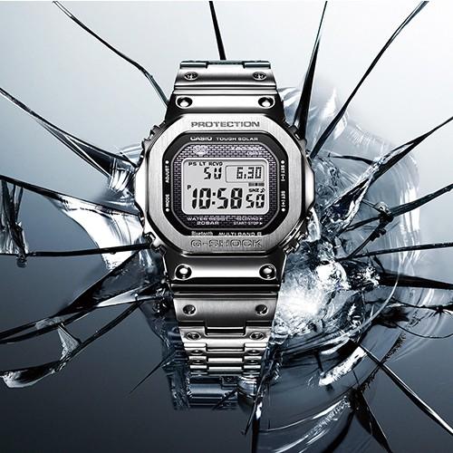 CASIO G-SHOCK GMW-B5000D-1JF JDM Full Metal Silver Solar Radio Bluetooth Men's Watch