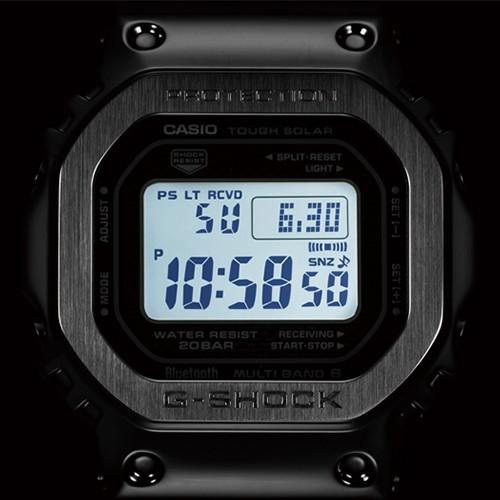 CASIO G-SHOCK GMW-B5000D-1JF JDM Full Metal Silver Solar Radio Bluetooth Men's Watch