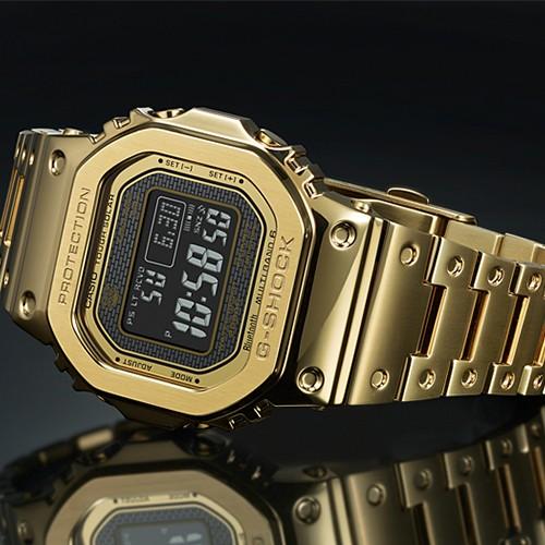 CASIO G-SHOCK GMW-B5000GD-9JF JDM Full Metal Gold Ion Plating Tough Solar Digital Men's Watch