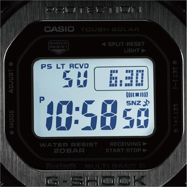 CASIO G-SHOCK GMW-B5000MB-1JF JDM Full Metal Multi-Finish Black Solar Men's Watch