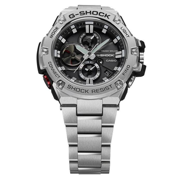 CASIO G-STEEL GST-B100D-1AJF JDM Black Diamond Solar Radio Analog-Digital Men's Watch
