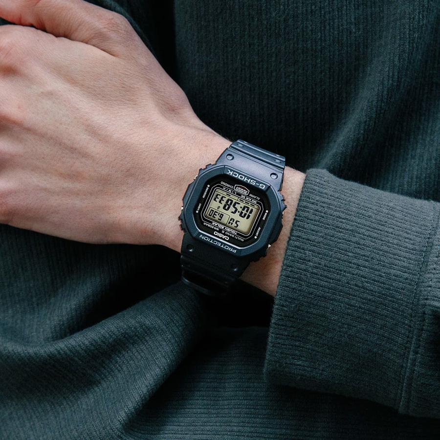 CASIO G-SHOCK GW-5000U-1JF JDM Radio Solar Digital Square Metal Screw Back Men's Watch