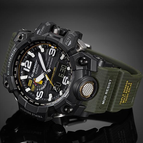 CASIO G-SHOCK MUDMASTER GWG-1000-1A3JF JDM Master of G Triple Sensor Analog-Digital Solar Radio Men's Watch