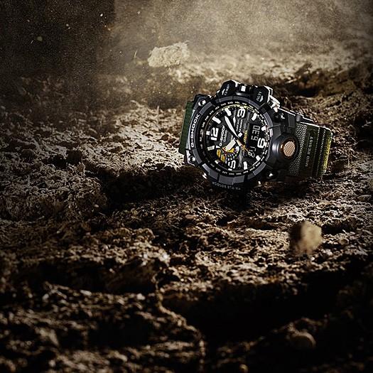 CASIO G-SHOCK MUDMASTER GWG-1000-1A3JF JDM Master of G Triple Sensor Analog-Digital Solar Radio Men's Watch